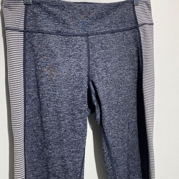 Zella Women's Athletic High-Rise Side Stripes Work Out Leggings In Grey Size Med - Picture 13 of 16